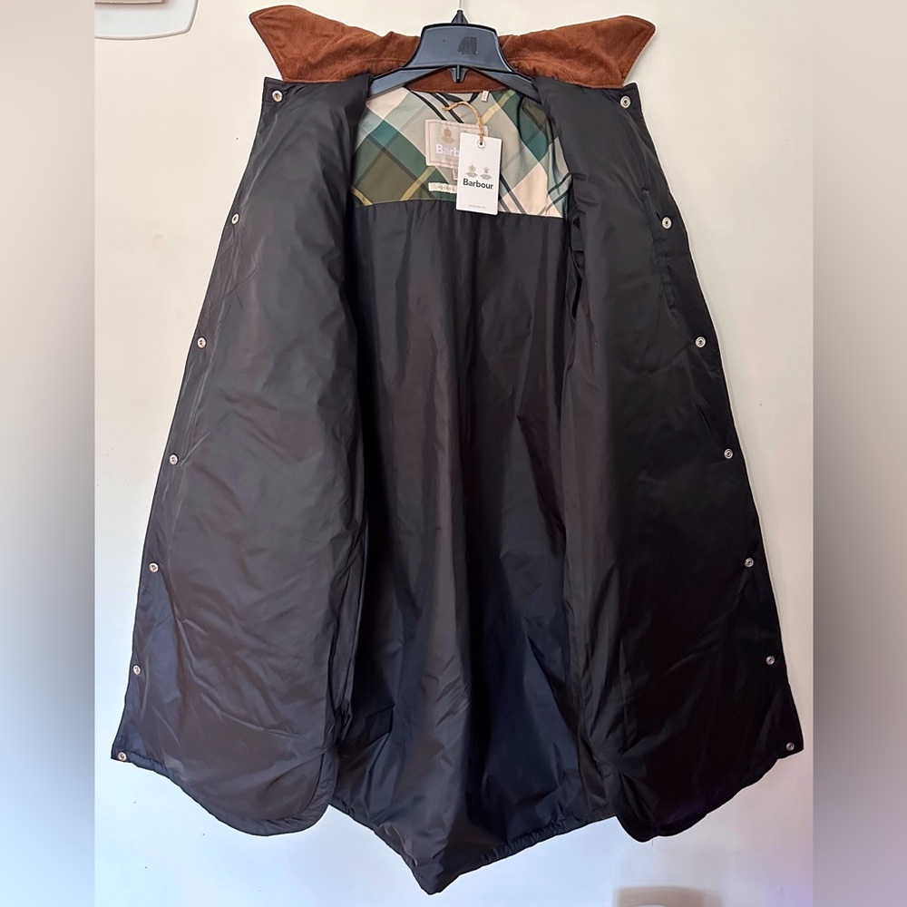 NWTs Barbour Bonnie Quilted Jacket. Black. Size 8 US (12 UK). - Picture 8 of 12